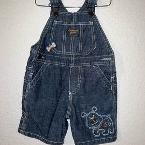 Vintage Oshkosh overalls bulldog size 3-6 months